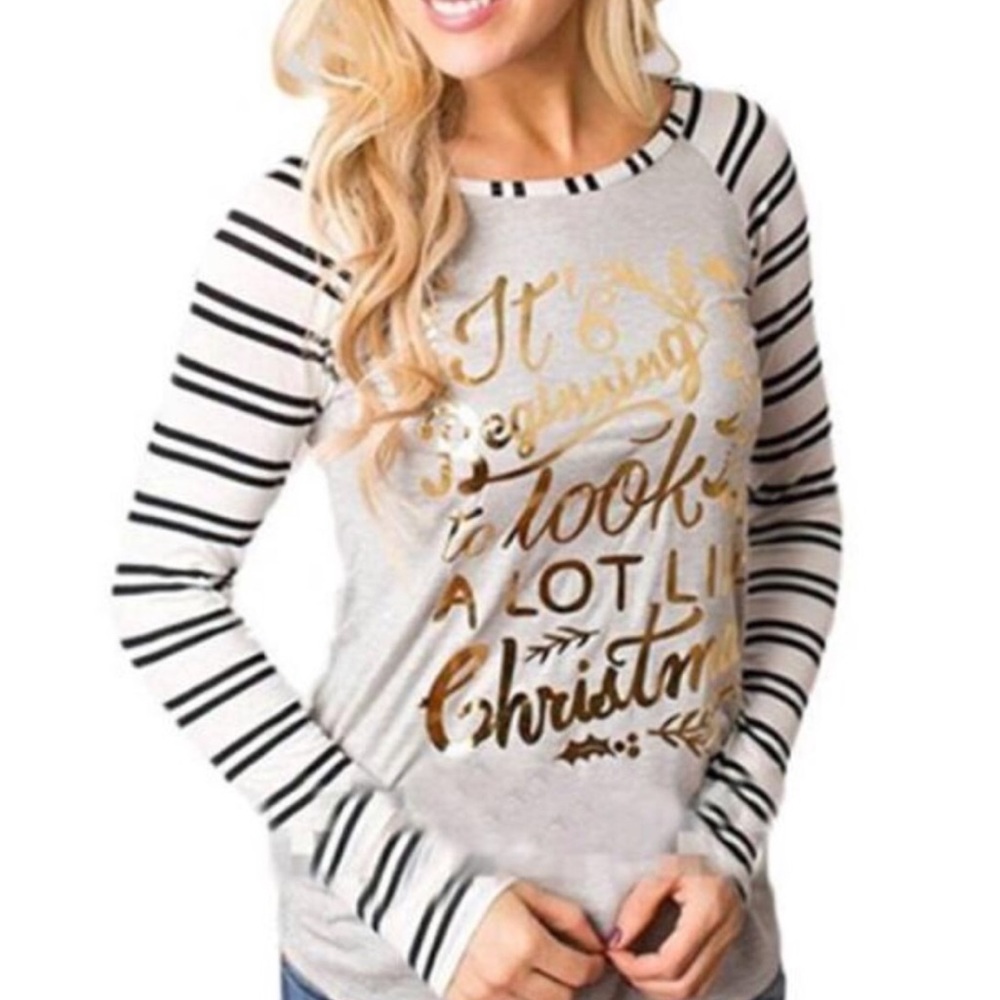 •FIRM• Christmas Long Sleeve Tee | Brand New - Picture 2 of 5